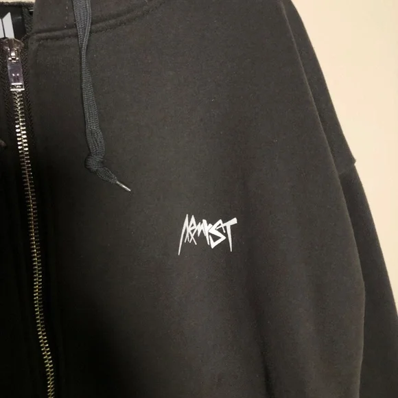 ARTIST-MADE COLLECTION BY BTS Jung Kook ARMYST Zip-Up Hoodie Gray - Picture 5 of 10